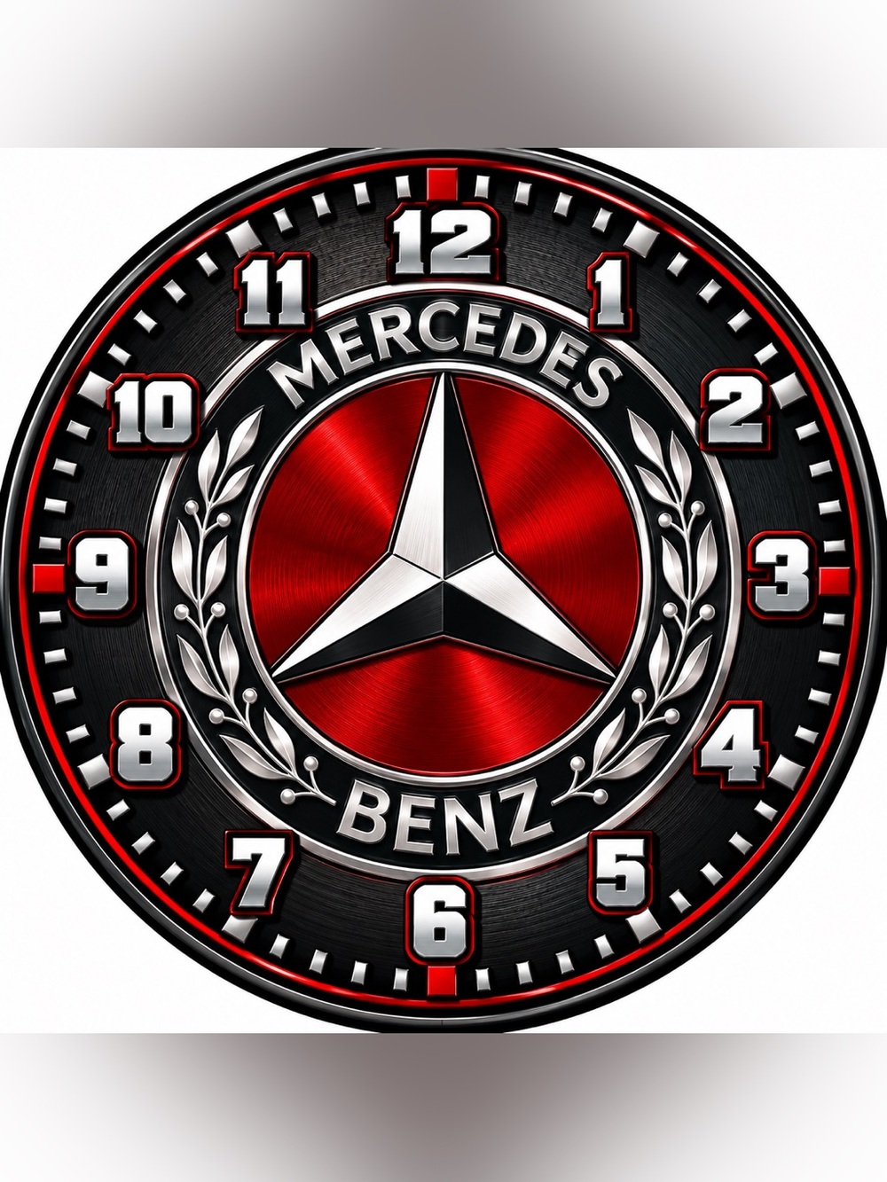 Red & Black Men's Accessory Emblem